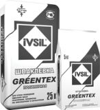 Белая полимерная шпаклевка IVSIL GREENTEX