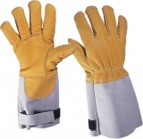 Перчатки для пожарных KOENINGER (Германия) Boxer c длинной манжетой (Кожа, Keвлар)